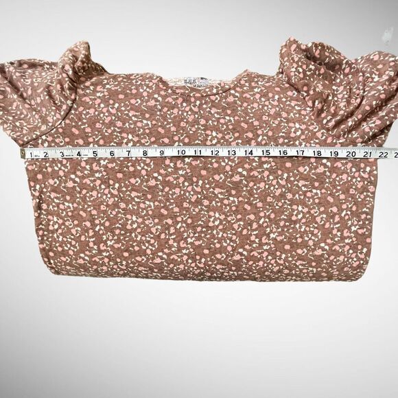 The Original MUK LUKS Floral Blouse Size Medium - Picture 4 of 7